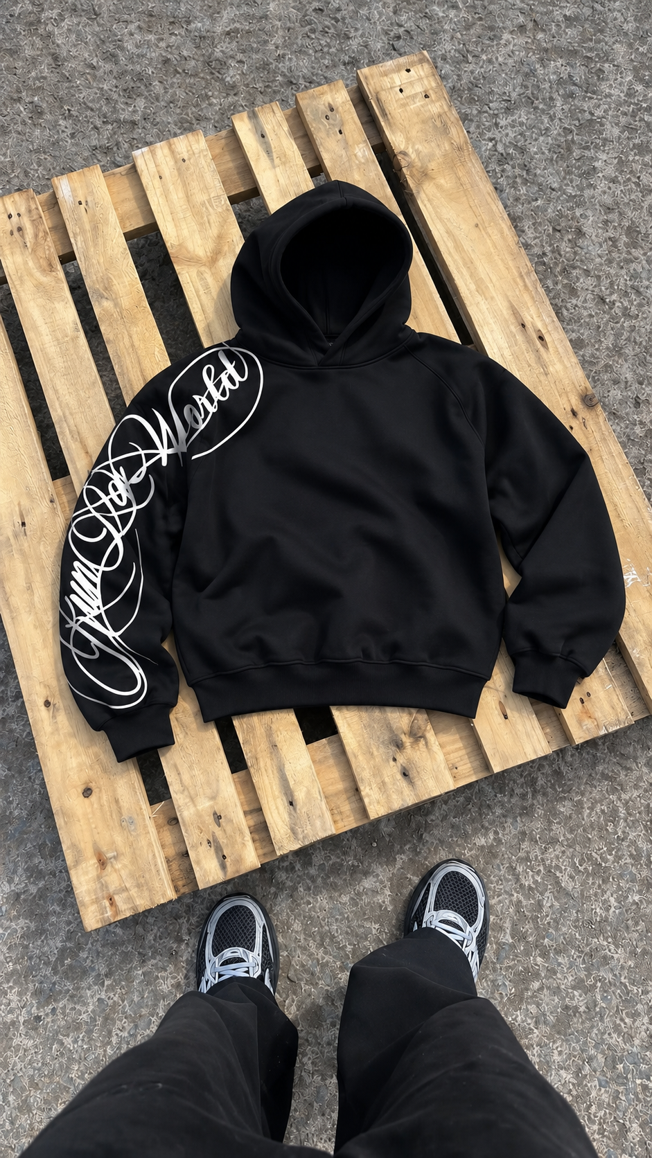 Script hoodie ( cropped )