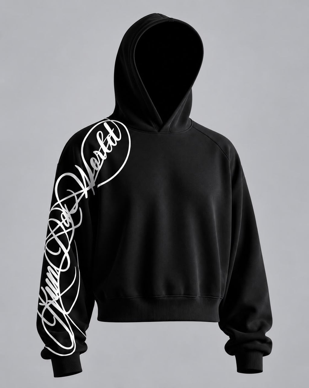Script hoodie ( cropped )