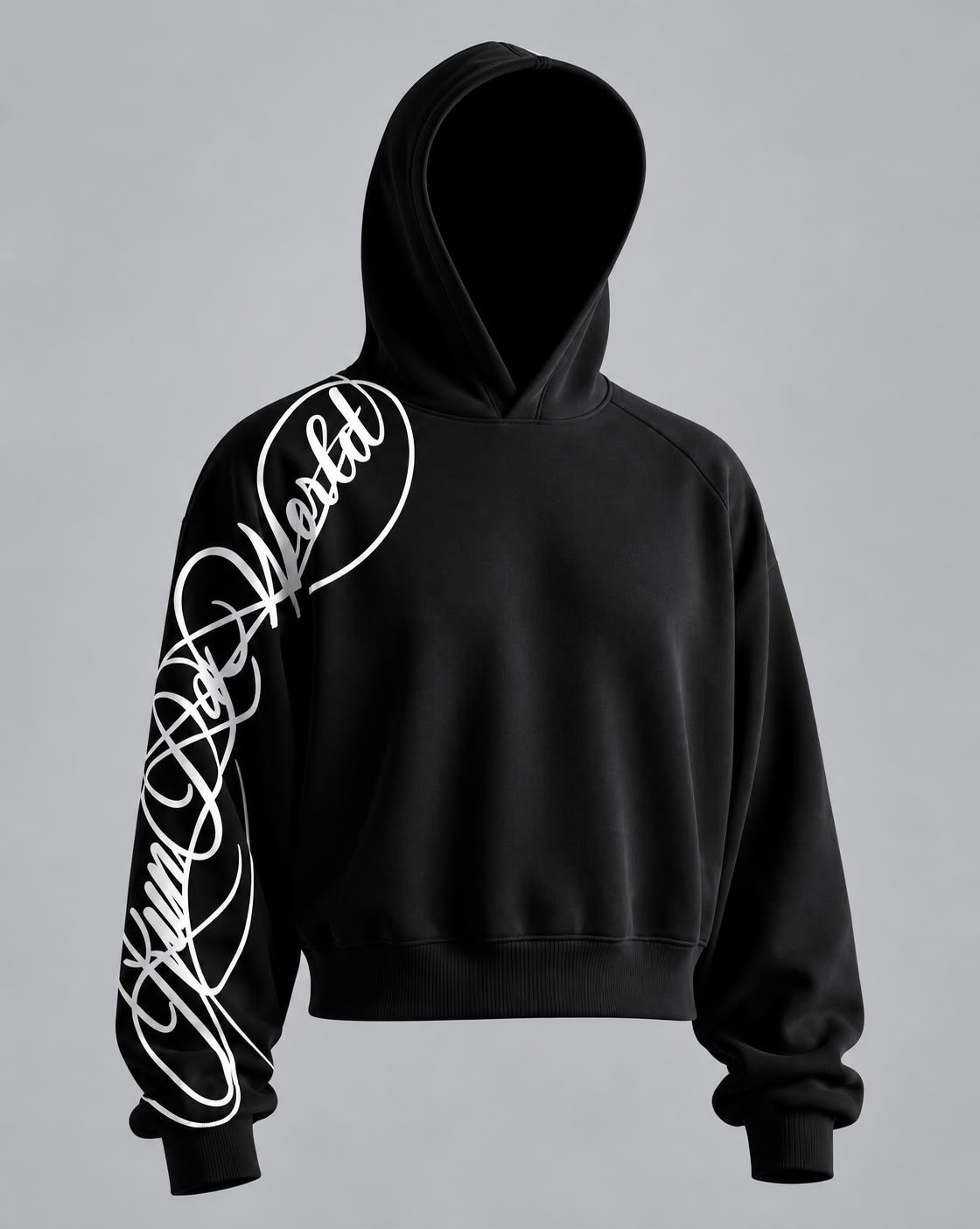 Script hoodie ( cropped )