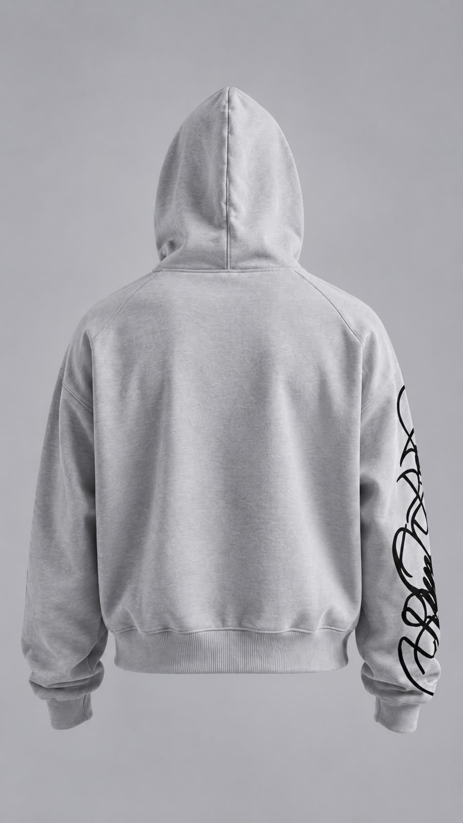 Gry Script Hoodie ( Cropped )